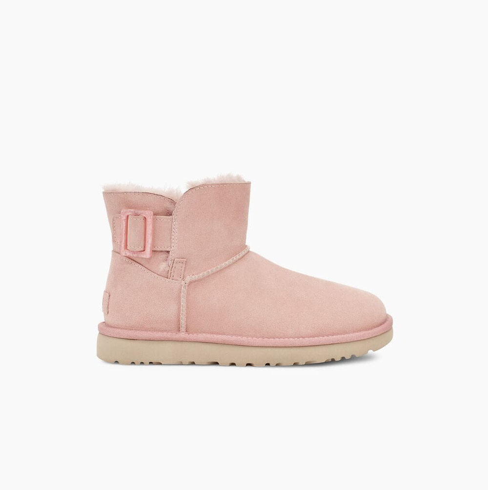 UGG Mini Bailey Fashion Buckle - Boots Dame - Oransje (NO-P279)